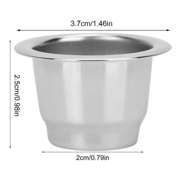Dnzceghtig Stainless Steel Reusable Refillable Coffee Capsule Cup for nespresso Coffee Machine