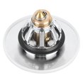 thumbnail image 2 of Drain Plug with Basket Metal Bounce Pop?Up Drainer Filter Stopper for Basin Sink, 2 of 5