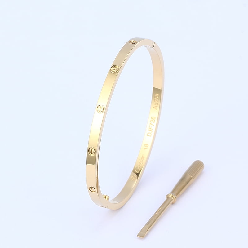 Cartier Rose Gold Plain Love Bracelet Size 16 B6035616  Rich Diamonds