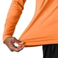 thumbnail image 2 of LIaqionyy Men's Hooded Shirts Sun Protection Long Sleeve Casual Athletic Lightweight Tops for Running Gym Workout, 2 of 5
