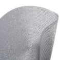 thumbnail image 3 of Placemat DII Woven Collection, redondo metálico, platino plateado, 3 of 9