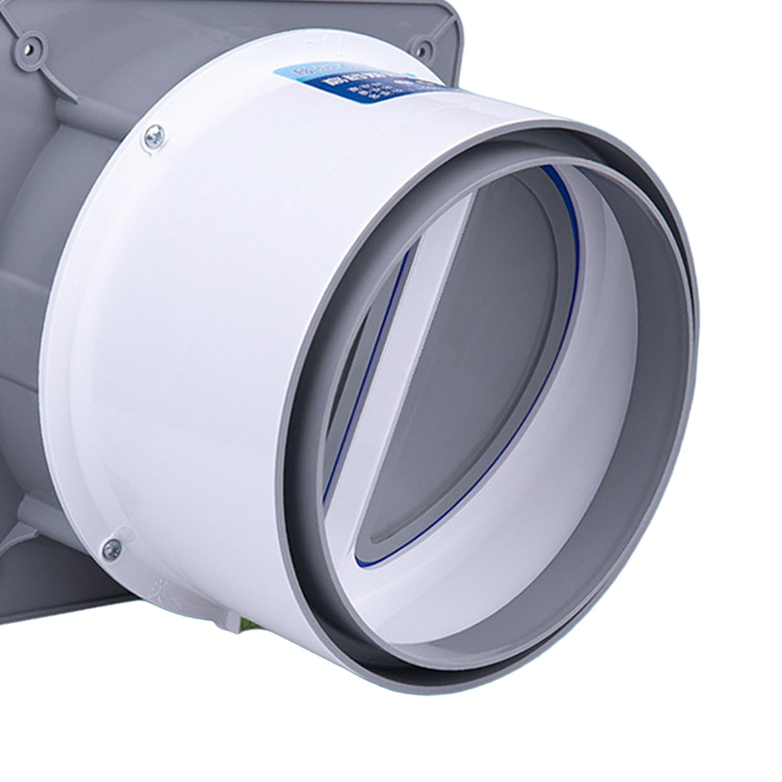 Duct Adaptor, Butterfly Check , Draft Blockers Vent Air Duct Check , Public Flue Check for Ducting Hose Gray M