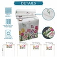 thumbnail image 6 of Tulips Spring Floral Table Runner - 72 Inch Long Pastoral Flowers Butterfly Farmhouse Cotton and Linen Blended Dress Scarves Farmhouse Table Runner for Kitchen Dining, Coffee Table, 13" x 72", 6 of 8
