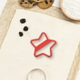 thumbnail image 2 of Christmas Star Cookie Cutters, Stainless Steel Christmas Cookie Cutter, Red Winter Holiday Biscuit Mold for Baking, 2 of 5
