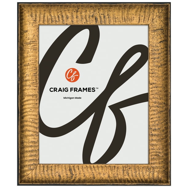 Craig Frames Safari, 10x16 Picture Frame, Gold