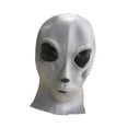 thumbnail image 1 of Disfraz de extraterrestre para adultos, ideal para fiestas de cumpleaños, juegos de rol y carnaval. Gris, 1 of 9