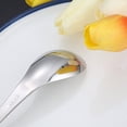 thumbnail image 4 of 1 Pc Thicken Soup Spoon Coffee Spoon Stainless Steel Soup Spoon Table Spoon (Middle Size), 4 of 8
