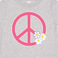thumbnail image 4 of Inktastic Peace Sign Cute Daisy Flowers Girls Baby T-Shirt, 4 of 5