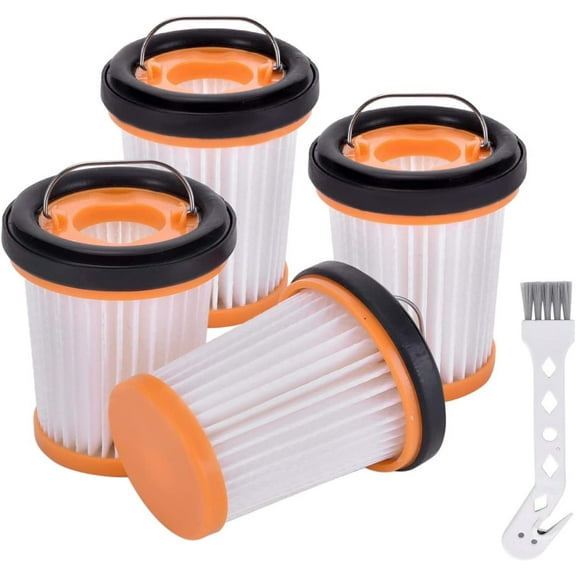 4 Pack Replacement Fabric Filter Compatible with Shark ION W1 Cordless Handheld WV200 WV201 WV205 WV220 Vacuums,Compare to Part # XHFWV200