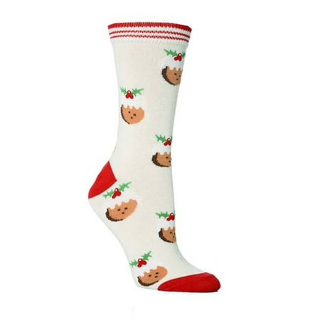 

Womens Christmas Socks Colorful Pattern Non Slip Crew Socks Funny Printed Novelty Holiday Festive Slipper Socks