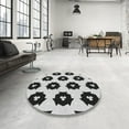 thumbnail image 3 of Ahgly Company Indoor Rectangle Patterned Platinum Gray Novelty Area Rugs, 8' x 12', 3 of 6