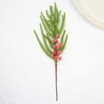 thumbnail image 6 of 1PC Artificial Berry Stems with Pinecones,Red Faux Branch Picks for Vases, Holiday Centerpieces & Rustic Home Decor,E, 6 of 9