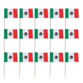 thumbnail image 1 of 100pcs Mexico National Flag Design Cake Toppers Creative Cake Fruit Picks Cupcake Insert Decor Toothpick Party Supplies, 1 of 3