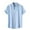 Light Blue, variant on Dagugfen Work Shirts for Men Button down Short Sleeve Loose Solid Color Casual Office Summer Shirts