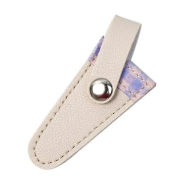 Necvior Embroidery Scissors Sheath Color Lattice Scissors Protective Cover Small