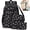 Black White, variant on Cut Bow Backpack 3 Piece Set Laptop Daypack Lightweight Adjustable Straps Cute Fashion Bookbag for School Work Travel
