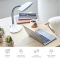 thumbnail image 7 of Verilux SmartLight Full Spectrum LED Desk Lamp with Adjustable Brightness, Flexible Gooseneck and Integrated USB Charging Port - Reduces Eye Strain and Fatigue - Ideal for Readers, Artists, Crafters, 7 of 7