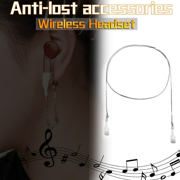 Pendientes para mujer, regalos para mujer, auriculares Bluetooth, antipérdida, moda, creativos, versátiles, temperamento, collar con alfabeto.