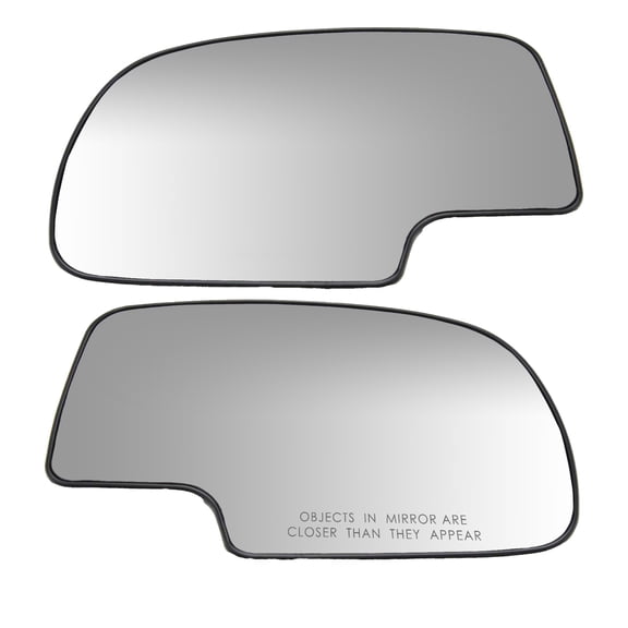 For 2001-2002 Silverado 1500 HD Mirror Glass Glass SET PAIR