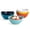 Rainbow-Small (10 oz), variant on 18 Oz Medium Porcelain Bowl - Set Of 6 Rainbow Colored Cereal Dessert Soup Rice & Salad Ceramic Serving