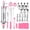 Pink, variant on Premium 34Pcs Baking Decorating Equipment Set For Professional Home Use