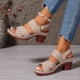 thumbnail image 1 of MKLEKYY Sandalias Casuales para Mujer, Zapatos de Playa, Zapatillas para Mujer, Sandalias Planas para Vacaciones En La Playa 915, 1 of 4