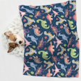 thumbnail image 6 of Sigee Dinosaur for Pet Blanket for Dog Cat Puppy Blanket Cat Blankets for Small and Medium Pets-Small, 6 of 8