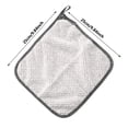 thumbnail image 6 of 5Pcs Reusable Daily Rag TowelDish Kitchen Dish OilCleaning Cloth Non Stick Cloth Kitchen Cleaning Supplies for Home Use (White), 6 of 7