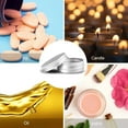 thumbnail image 6 of 24 Pcs Round Aluminum Lip Balm Tin Cans with Screw Top Lids and Labels Silver Cosmetic Sample Containers Metal Empty Tins Travel Storage Tin Jars for Salve, Spice, Candies or Crafts, 2 oz / 60ml, 6 of 9