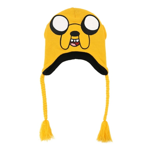 Adventure Time Jake the Dog Beanie Toque Winter Hat with Tassels