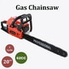 Gas Chainsaw On Sale, 20 in. Cordless Chainsaw 45CC Gas Chainsaw Auto-Tension 3.8HP 2-Cycle Gas Powered Chainsaw with Tool Kit Black&Red