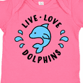 thumbnail image 4 of Inktastic Live Love Dolphins Boys or Girls Baby Bodysuit, 4 of 5