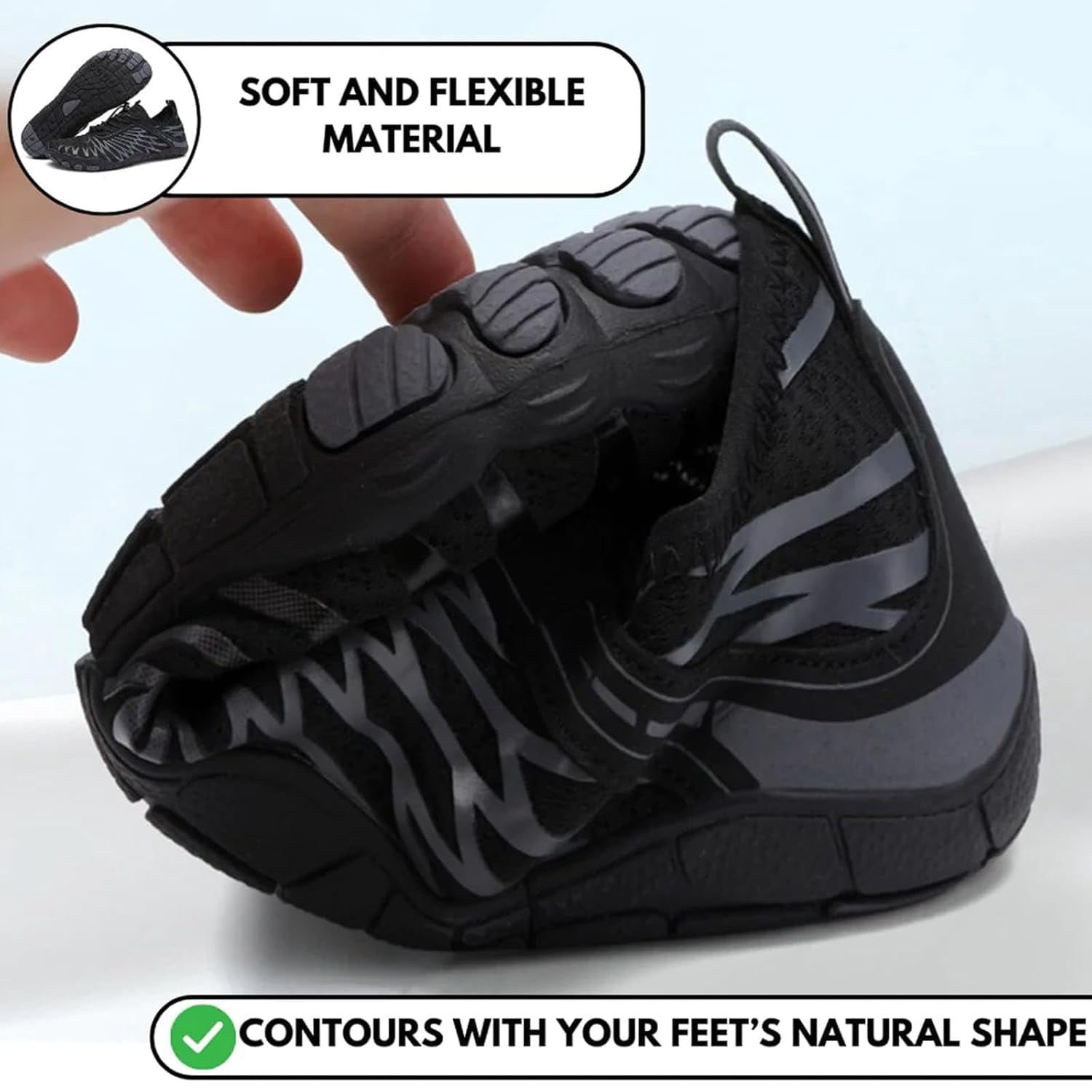 Water Shoes Men's Women's Grounding Shoes, Quick Drying Sports Hiking Grounding Shoes, Breathable Lightweight Non-slip Grounding Shoes,44, white