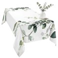 thumbnail image 2 of Eucalyptus Leaves Table Cloth Waterproof Tablecloths, Pastoral Farmhouse Spring Botanical Tablecloth Dining Table Cover for Kitchen Party Tabletop Outdoor, Rectangle Tablecloth 60x120 Inch, 2 of 9