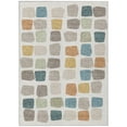 thumbnail image 2 of Addison Rugs Chantille Indoor/Outdoor Transitional Squares Ivory Machine Washable Rectangle Rug, 10' x 14', 2 of 8