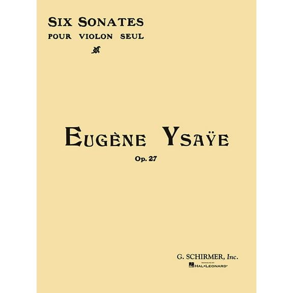 6 Sonatas: Violin Solo, (Paperback)