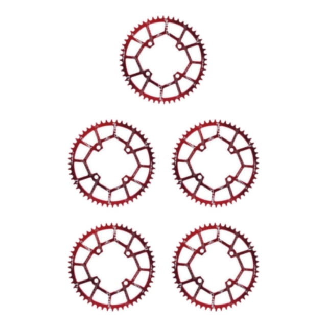 Soidarity Bike 104BCD Chainwheel Bicicleta Redonda Anillo de cadena Piezas Red 52T Type2 NO2