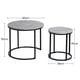 thumbnail image 4 of Set de 2 Mesas de Centro Gris HOMEMAKE FURNITURE Industrial Clásico, 4 of 6
