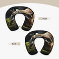 thumbnail image 3 of KLL Realistic Style Cute Cat Pattern Memory Foam Cervical Neck Pillow Versatile U-Shaped Pillows for Home/Office/Camping/Travelling/Soft Washable Cover, 3 of 8