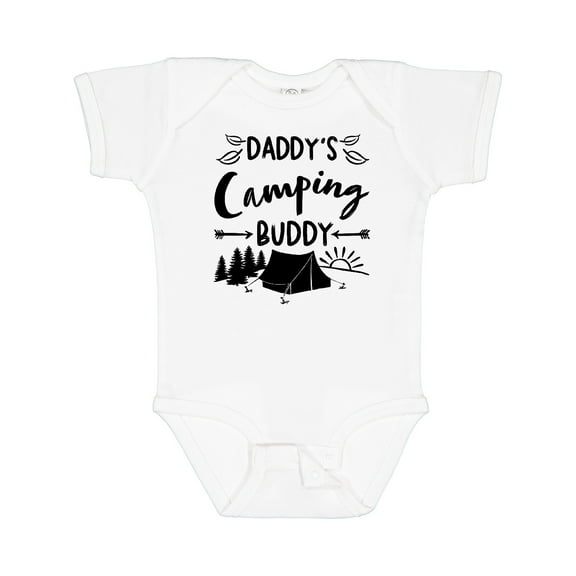 Inktastic Daddys Camping Buddy Boys or Girls Baby Bodysuit
