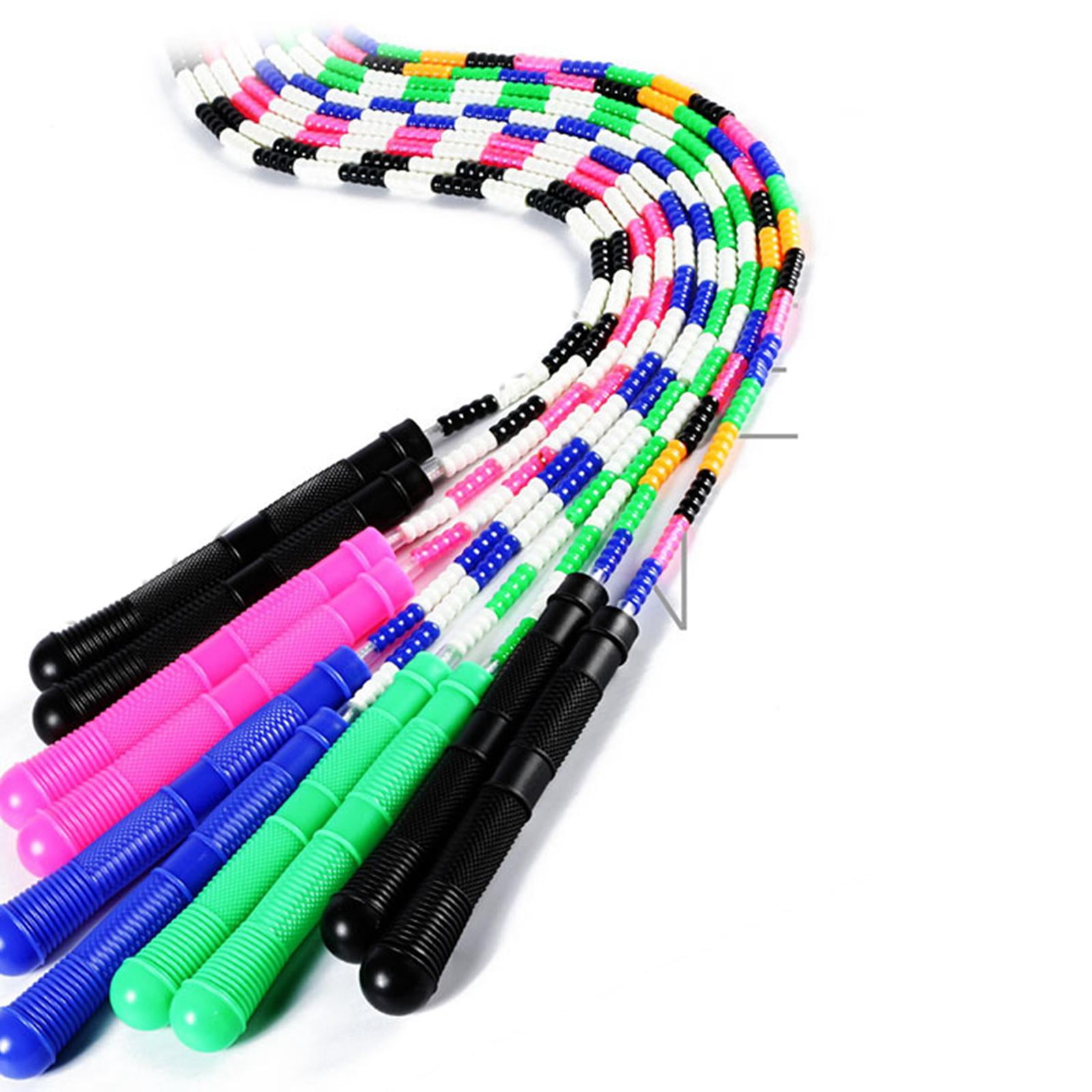 harayaa 7M Children Soft Beaded Segment Jump Rope AntiSlip Handle Portable Skipping Rope