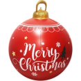 thumbnail image 2 of Venta de bolas inflables de Navidad, 60 cm, grandes, para exteriores, de PVC, para Navidad, inflables gigantes, reutilizables, muñecos de nieve de Papá Noel, para decoración de jardín y patio de Navid, 2 of 5