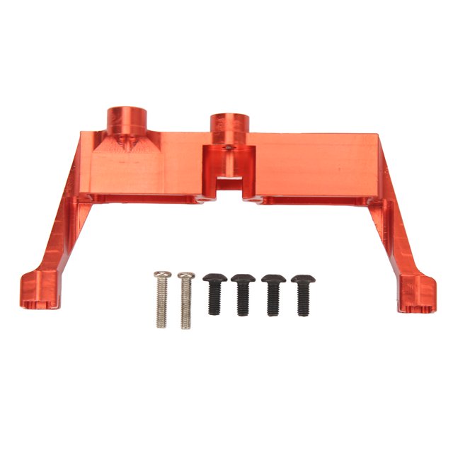Soporte de montaje Servo de bloqueo diferencial, aleación de aluminio, montaje Servo de dirección RC y tornillos para coche 1/10 RC