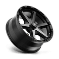 thumbnail image 2 of KMC Aluminum Rim KM101 TEMPO 20X9in Satin Black with Gray Tint Finish, KM10129067418, 2 of 3