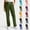 #03 Army Green, variant on Womens 4-Way Stretch Scrub Pants Drawstring Mid Rise Straight Leg Nursing Trousers Soft Breathable Functional Side Pockets Healthcare Casual Bottoms,L,#03 Turquoise