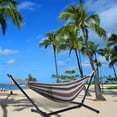 thumbnail image 2 of O’Force Professional Portable Outdoor Polyester Hammock Set 250 lbs Capacity Hang Bed with Steel Stand, 2 of 10