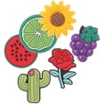 thumbnail image 3 of KAKOWELY 12 adornos de silicona para pajitas con forma de flor de fruta, bonitos adornos de silicona para pajitas., 3 of 4