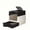 Black, variant on odorsTT Foldable Enclosed Cat Litter Box with Drawer and Lid – Top Entry Splash-Proof Pet Toilet, for Small, Medium Cats and Indoor Cat Homes - Black