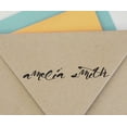 thumbnail image 4 of Printtoo Personalized Red Self Inking Custom Stamp Custom Signature Rubber Stamper -58 x 22 mm, 4 of 6
