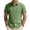 Army Green, variant on Mens Linen Shirt Short Sleeve Wrinkle Free Casual Untucked Button Down Shirts Beach Breathable Tops Summer